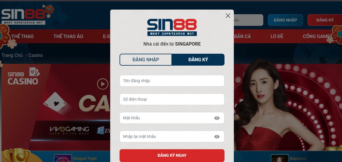 Các bước để đăng ký tài khoản với 89Bet - 89Bet